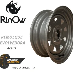 RIN 12 X 4 4 Birlos en 100  Gris