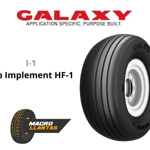 31 X 13.50-15 114B 8PR Galaxy Rib Implement HF-1 TL