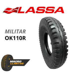 LLANTA 9.00-16 (14) LASSA OK-110R TT TIPO MILITAR