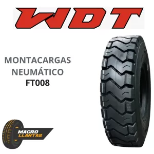 LLANTA 6.00 - 9 (12) LMN WDT FT008 - SET TT